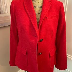 Red Suit Talbots jacket with lining